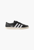 Blanc Croc-Effect Glossed-Leather Sneakers
